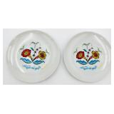 2 VGT Berggen Trayner Swedish Folk Art Plates