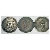 3 American Indian Collectible Tokens