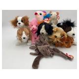 10 Vintage Ty Teenie Beanie Babies