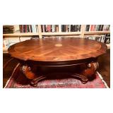 Vintage Oval Wooden Coffee Table