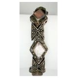 Vintage Sterling Silver Mother-of-Pearl Bracelet