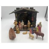 Vintage Mid-century Nativity Set