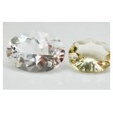 2 Gemstones, Arkansas Quartz & Labradorite