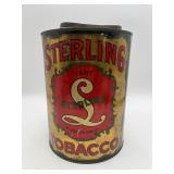 Antique Sterling Light Tobacco Store Display Bin