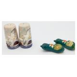 2 Pairs Vintage Ceramic Salt & Pepper Shakers