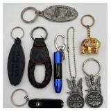 Lot of a Variety of Keychains