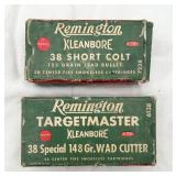 2 Boxes of Remington 38 Ammunition