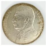 1949 Czechoslovakia 50 Korun Silver Coin 50%