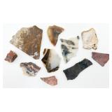 Mix of Sliced Stones