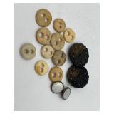 Antiq Panty, Victorian Mourning Buttons & More