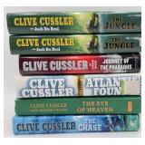 6 Clive Cussler Books