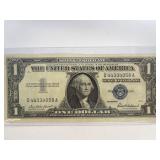 Almost Uncirculated Series 1957 Blue Seal $1