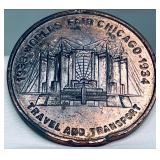 1933 Chicago A Century of Progress Lucky Penny
