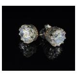 Stauer 925 Moissanite Stud Earrings