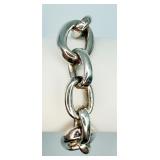 Sterling Silver Large Open Link Bracelet