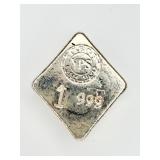YPS 1Troy Ounce .999 Fine Silver Diamond Shape