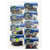9 Packages of Dry Creek Custom Plastic Baits