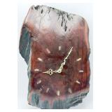 VTG Live-edge Wood Slab Wall Clock