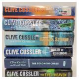 6 Clive Cussler Books