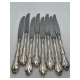 8 Towle Sterling Silver Handle Knives