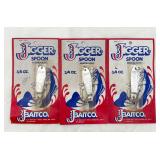 3-3J Bait Co. 3 Jigger Spoon Mustad Hooks