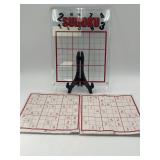 Glass Sudoku Board & 2 Puzzle Booklets