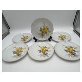 6-Vintage Cotillion Salad Plates