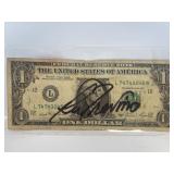 1981 $1 Bill Autographed by Golfer Lee Trevino