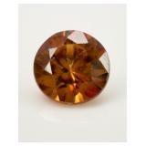 Golden Zircon 1.17CT 6.05X6.03MM RD
