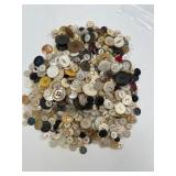1.21 lbs of Vintage Buttons