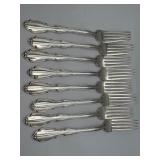8 Towle Sterling Silver Dinner Forks, 394 grams