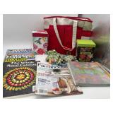 Garden Theme Items, Magazines, Gloves, Bag etc...