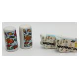 2 Pairs VTG Ceramic Salt & Pepper Shakers
