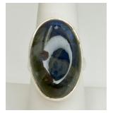 Sterling Silver Labradorite Ring