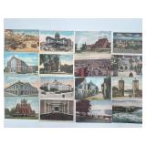 VTG Topographical Postcards & Souvenir FolderCards