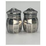 Sterling Silver Salt & Pepper Shakers 1 1/2"