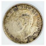 1944 Australian George VI Florin Silver Coin 92.5%