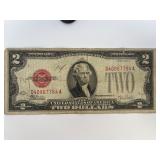 Series 1928-F Red Seal $2 Bill