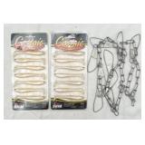 2 Packages of Castaic Swim Baits & Metal Stringer