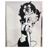 Betty Boop Hawaiian Canvas Picture 30"x40"