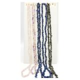 5 Natural Stringed Gemstones