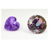 2 Gemstones, Zandrite & Mystic Topaz
