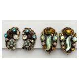 2 Pairs "Florenza" VTG Ear Clips