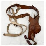 Vintage Bucheimer Brown Leather Shoulder Holster