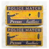 2 Boxes Peters 38 Special Center Fire Cartridges