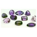 Mix of Amethyst Gemstones