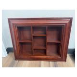 Dark Wood Wall Display Shadow Box