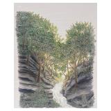 Susan Morrison Ozark Stream Signed Print Landscape