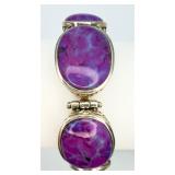 925 Purple Turquoise Bracelet