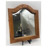 Arched Wooden Wall/Vanity Mirror